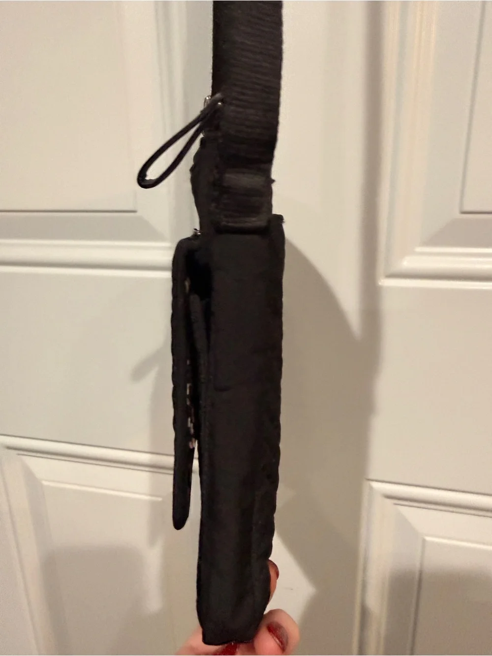 Vera Bradley Black Quilted Messenger Crossbody